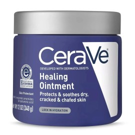 CeraVe Healing Ointment, 3 PACK, Moisturizing Soothes Cracked Dry Skin - 12oz