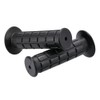 Set of Handlebar Rubbers Throttle Grip and Grip Waffle Pattern