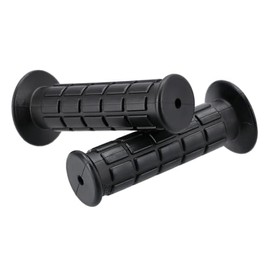 Set of Handlebar Rubbers Throttle Grip and Grip Waffle Pattern Soft Touch Black for Simson S50, S51, S70, SR50, SR80