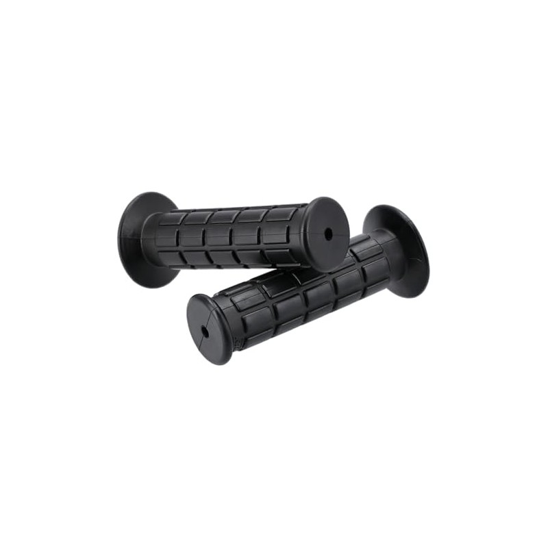 Set of Handlebar Rubbers Throttle Grip and Grip Waffle Pattern