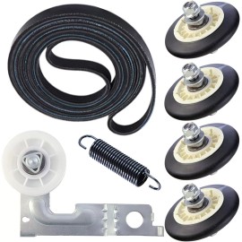 Aftermarket LG DLEX8100V/00 Dryer Rollers Belt Idler Pulley Kit