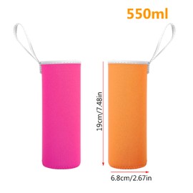 Hoshisea Pack of 8 Bottles Water Bottle Thermal Cover Bottles Thermal Cover Bags Water Bottle Thermal Cover Thermal Sleeve Thermal Cover for Heat Retention (8 Colours)