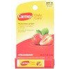 Carmex Barra de bálsamo labial, fresa, 3 unidades