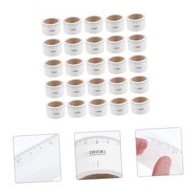 Ipetboom 50Pcs Eyebrow Rulers European Style Eyebrow Measuring Stickers for Precise Brow Leveling Convenient Makeup Tool and Framing