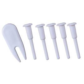 FORUMALL Yoga Ball Air Stopper Air Plug Puller Fitness Jump Horse Horn Balls Valve Plugs Fitness Equipment Accessories (1 Air puller+5 Air stopper)