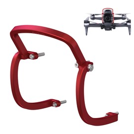 POFET Bumper Protection Lens bar for DJI FPV Drone Lens Gimbal Protector Rod Anti-Collision Aluminum Alloy Accessories (Red)