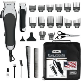 Wahl - Kit completo de corte de pelo 79524-5201 Chrome Pro de 25 piezas