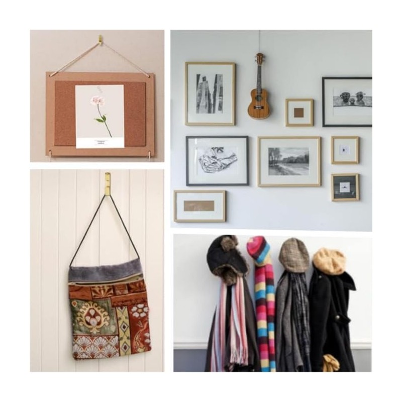 Yohong 372pcs Picture Hanging Kit, Heavy Duty Picture Hanging Hooks