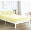 Fitted Bed Sheet With FREE Pillow Case Poly Cotton LEMON