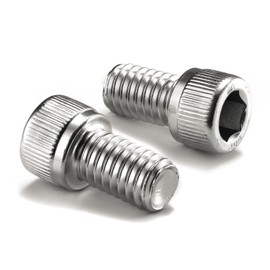 1/4-20 x 5/8" Socket Head Cap Screws Bolts, 20Pcs 304 Stainless Steel 18-8, Allen Socket Hex Drive, Full Thread, Bright Finish by SG TZH(with Hex Spanner)
