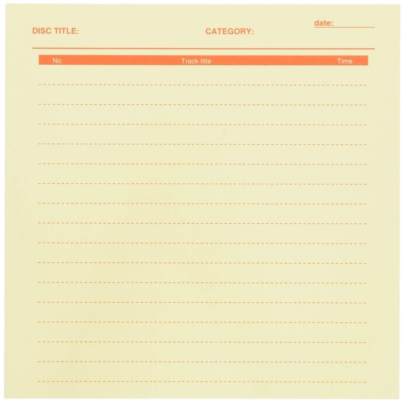 Sanwa Supply JP-IND6Y Handwriting Index Card (Yellow)