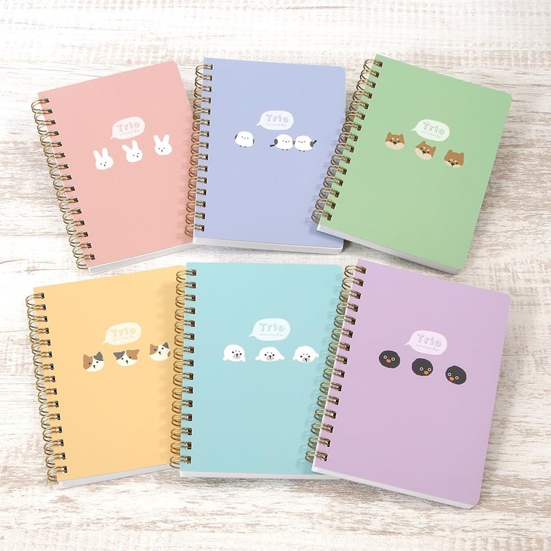 Lab Clip Notebook A6 Trio Rabbit TRNT01-US