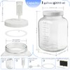 2 Pack 1 Gallon Large Fermentation Jars w 2 SCREW