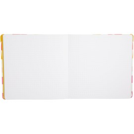 C.R. Gibson J3N1S-25500 N Squared Checkerboard 3-in-1 Blank, Dot Grid, and Lined Journal with 480 Pages, 8.11" x 8.39", Multicolor