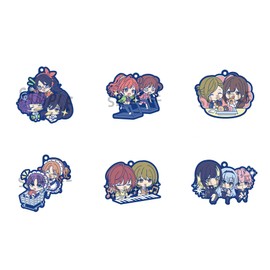 Rubber Mascot Buddy Colle Idolmaster Shiny Colors Vol. 2 (Box), Approx. 2.6 inches (65 mm), PVC Rubber Mascot with Ball Chain