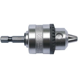 MILWAUKEE'S Drill Chuck, Keyed, Steel, 0.250 In, 1/4 In, Grey (49-22-1560)