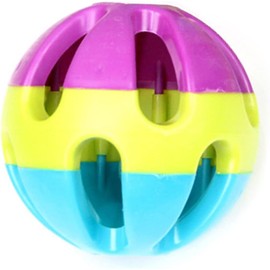 Jinshining Dog Toys for Medium to Large Breed Dogs Hollow Ball with Bell Inside Interactive Plastic for Relieving Boredom Pet Supplies