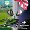 Flag Pole Light Solar Powered 6000K Brightest Solar Flag Pole