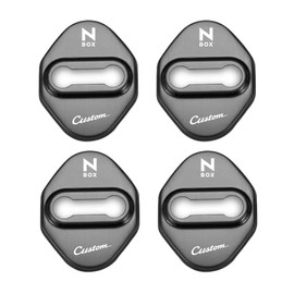 KOKATO Honda N-BOX N-BOX Custom JF1 JF2 JF3 JF4 JF5 JF6 Car Specific Design Door Lock Striker Cover Door Lock Cover Stainless Steel Cover Rust Resistant Metal Easy Installation Exclusive Logo
