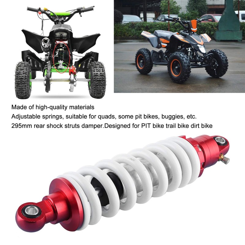 atv shocks,Motorcycle Shock Absorber,295mm Universal Rear Shock Struts Damper Suspension