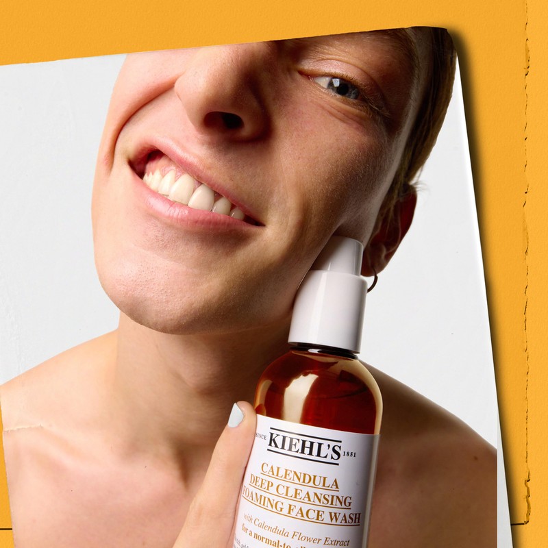 Kiehl's Calendula Deep Cleansing Face Wash, Balances Skin While Gently
