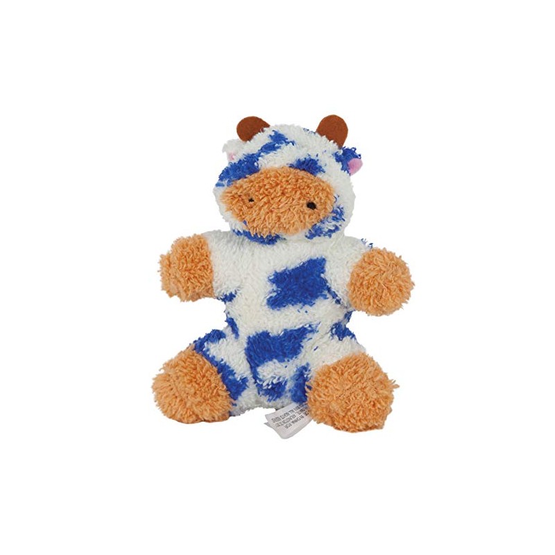 Petmate Softies Cow Toy for Dog, Medium