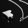 Cremation Urn Necklace Daughter Forever in My Heart Stainless Steel