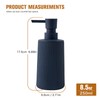 DAHACIS Blue Soap Dispenser, Modern Stylish Small Hand Dish Soap