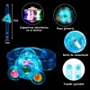 Fiesta Neon Led Luz Con 18 Anillos 6pulseras Neon Giratorias