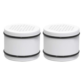 Waterspecialist WHR-140 Shower Filter Replacement Cartridge for Culligan WHR-140, WSH-C125, ISH-100, HSH-C135, Shower Head Water Filter, with Advanced KDF Filtration Material, Pack of 2