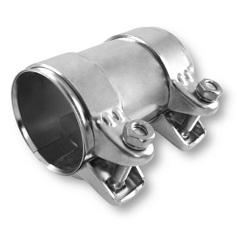 Exhaust Clamp, Pipe Connector, Double Clamp, Exhaust System (Stainless Steel