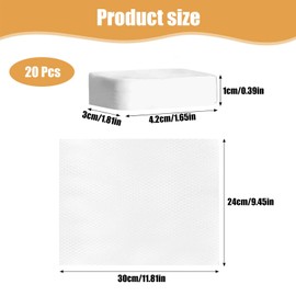 dinghaole 20 Pcs Disposable Towels, Compressed Magic Towels, Soft Facial Compressed Washcloth Hand Wipes for Travel, Home, Outdoor Sports, Hiking, Beauty Salon, and Other Outdoor Activities