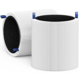 VILLAPOOL 2 Mini Max Replacement Filter Compatible with Blueair Blue Pure mini MAX Air Purifier,High Efficiency HEPA Filter, 3-in-1 Activated Carbon,Filters dust, odors, and smoke