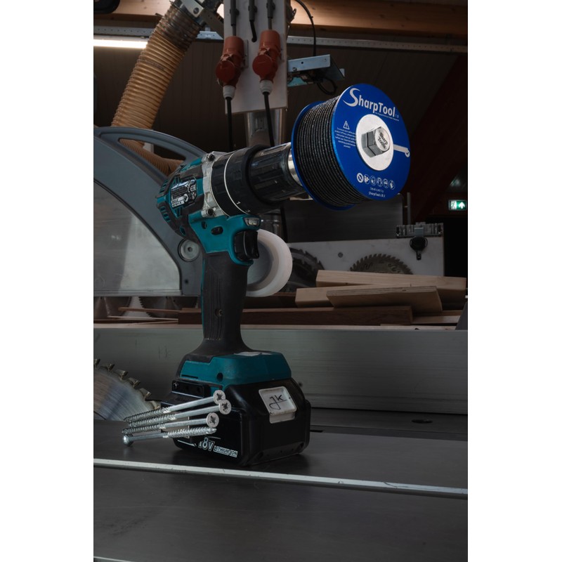 SharpTool 1.0 XL Multitool Blade Sharpener - Drill Attachment for