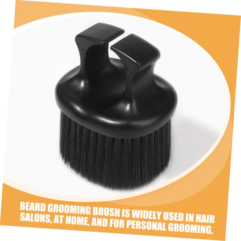 VICASKY 2 Pcs Barber Accessories Knuckle Beard Grooming Brush Retro