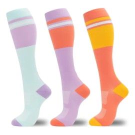 3 Pares De Calcetines De Compresión Circulatoria, Zh