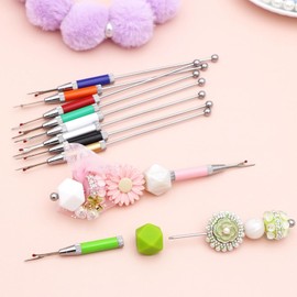 10 Packs Beadable Thread Cutter Seam Rippers for Sewing Metal Embroidery Removal Tool Beaded Tag Remover for DIY Craft (Pink)