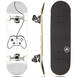 Magneto Complete Skateboard | Maple Wood | ABEC 5 Bearings | Double Kick Concave Deck | Kids Skateboard Cruiser Skateboard | Skateboards for Beginners, Teens & Adults (Free Stickers Included)