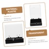 Gatuida 6Pcs Clear Specimen Display Box Durable Storage Holder for