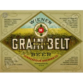 Grain Belt Beer NEW Metal Sign: Minneapolis Brewing Company, Minnesota