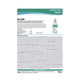 Theochem Laboratories in-Cide Multi Surface Fresh Disinfectant Cleaner (1 Gallon)