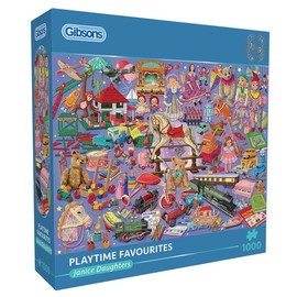 Gibsons Playtime Favourites 1000 Piece Jigsaw Puzzle Nostalgic Children Toys Sustainable Jigsaw Puzzle for Adults | Premium 100% Recycled Board | Great Gift for Adults | Gibsons Games
