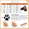 4 Pieces Dog Boots Paw Protector,Waterproof Dog Shoes with Reflective