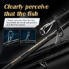 J-BARZILLAI CarbonPro Surf Casting Fishing Rod, Ultra-Light High-Sensitivity Graphite Pole,
