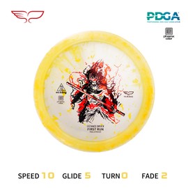 Yikun PDGA Disc Golf Distance Driver 170-175g Wukong Perfect for Outdoor Games and Competition(Yellow)