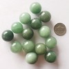 Manekieko 7-Piece Natural Green Aventurine Crystal Ball Set, 20 mm