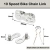 KASESSS 10Pairs Bike Chain Link, Reusable 10 Speed Chain, High