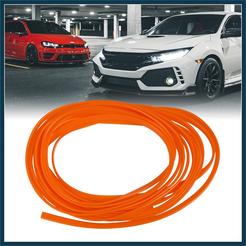 TUCKBOLD Car Orange Trim Strip Line Door Edge Seal Protector