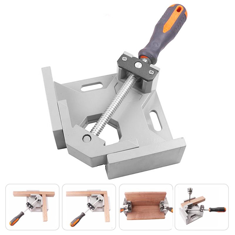 Right Angle Welding Clamp Single Handle Aluminum Alloy Vise for