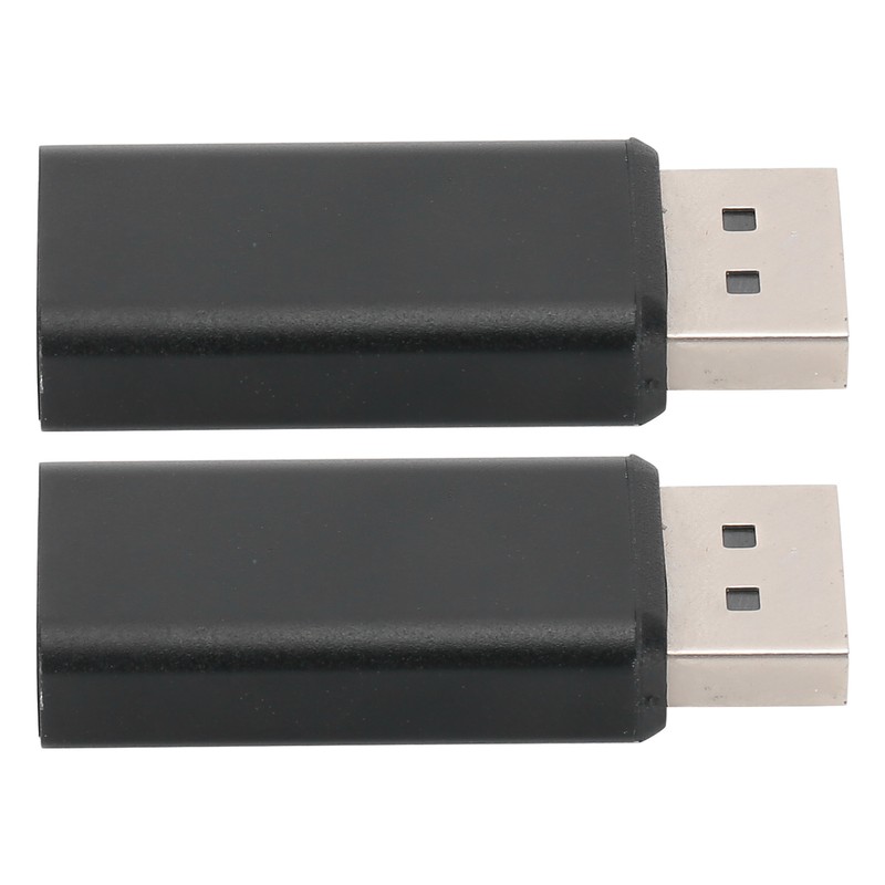 2Pcs DP Male to HDMI Female Adapter Converter Transformer for